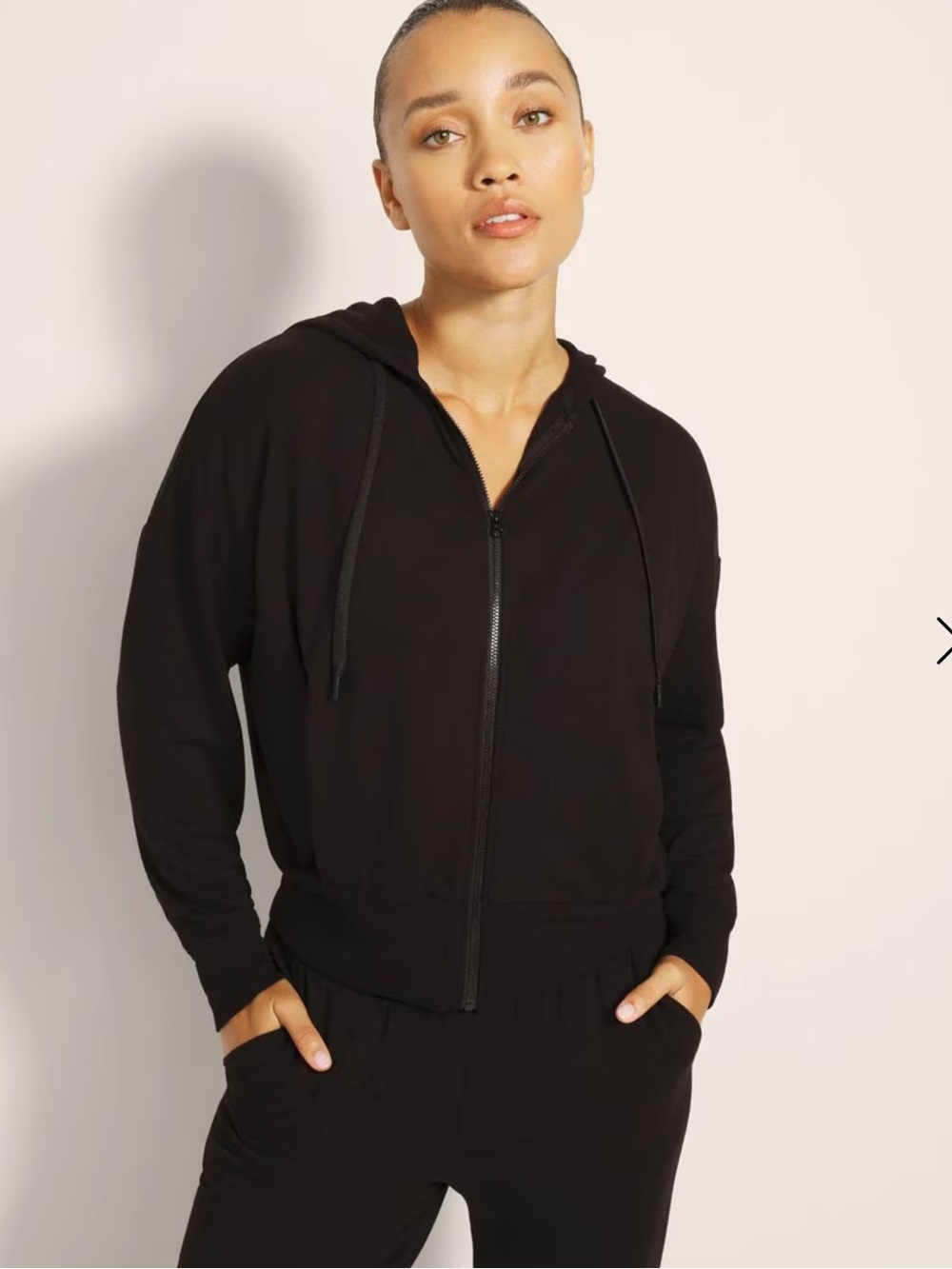 Soma Ultra Soft Fleece Hooded Zip Up Jscket